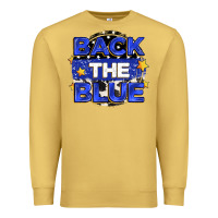 Antique Gold back the blue Premium Sweatshirt - Zillion Design Studio