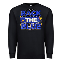 Black back the blue Premium Sweatshirt - Zillion Design Studio