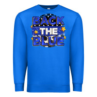 True Royal back the blue Premium Sweatshirt - Zillion Design Studio