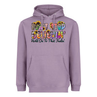 Lavender don't stop believin' hold on to that feeling Heavyweight Hoodie - Zillion Design Studio