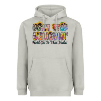 Moon Dust don't stop believin' hold on to that feeling Heavyweight Hoodie - Zillion Design Studio