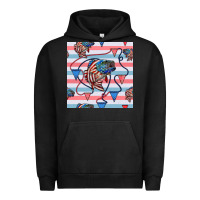 American Flag Bass Urban Hoodie | Teevron