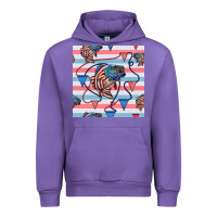 Tulip american flag bass Urban Hoodie - BundleAndBundleShop