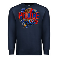 Navy police wife with lightning bolt Premium Sweatshirt - Zillion Design Studio