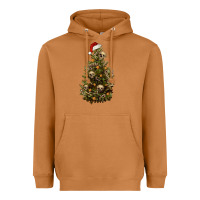 Meerkat Skeleton merry christmas tree Heavyweight Hoodie - RanaPortraitStore
