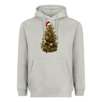 Moon Dust Skeleton merry christmas tree Heavyweight Hoodie - RanaPortraitStore