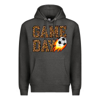 Charcoal Heather game day soccer Premium Hoodie - JahusDesignShop