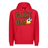 Red game day soccer Premium Hoodie - JahusDesignShop