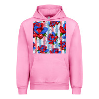 Fuchsia Pink patriotic roses Urban Hoodie - BundleAndBundleShop