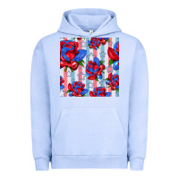 Pigment Grape Ice patriotic roses Urban Hoodie - BundleAndBundleShop