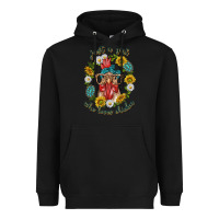 Black just a girl who loves chicken with sunflowers and gemstone Heavyweight Hoodie - texasbilliewilder