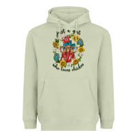 Matcha just a girl who loves chicken with sunflowers and gemstone Heavyweight Hoodie - texasbilliewilder