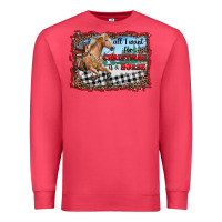 Cardinal all i want for christmas is a horse  with farm Premium Sweatshirt - RanaPortraitStore