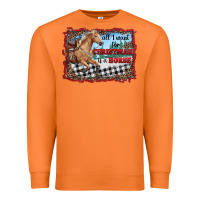 Carrot all i want for christmas is a horse  with farm Premium Sweatshirt - RanaPortraitStore