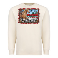 Sandshell all i want for christmas is a horse  with farm Premium Sweatshirt - RanaPortraitStore