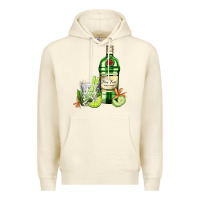 Sandshell gin tonic bottle and cocktail Premium Hoodie - AdoDesignShop