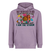 Lavender they whispered to her you can't withstand the stor Heavyweight Hoodie - Zillion Design Studio