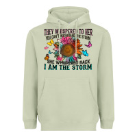 Matcha they whispered to her you can't withstand the stor Heavyweight Hoodie - Zillion Design Studio