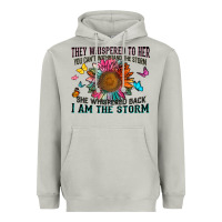 Moon Dust they whispered to her you can't withstand the stor Heavyweight Hoodie - Zillion Design Studio