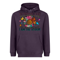 Plum they whispered to her you can't withstand the stor Heavyweight Hoodie - Zillion Design Studio
