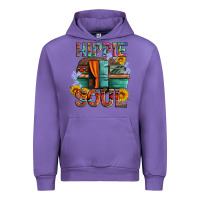 Tulip hippie soul with caravan and flowers Urban Hoodie - Artiststas