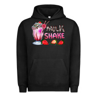 Pigment Black milkshake with strawberry Urban Hoodie - AdoDesignShop