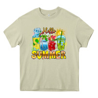 Mossy Hello Summer Heavy Core Tee - CowhideDigitalArt