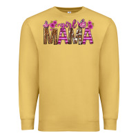 Antique Gold girl mama tbw Premium Sweatshirt - texasbilliewilder