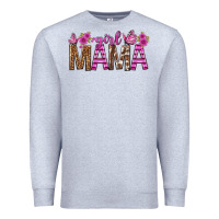 Heather Grey girl mama tbw Premium Sweatshirt - texasbilliewilder