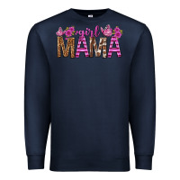 Navy girl mama tbw Premium Sweatshirt - texasbilliewilder