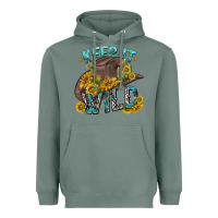 Sage keep it wild tbw Heavyweight Hoodie - texasbilliewilder