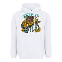 White keep it wild tbw Heavyweight Hoodie - texasbilliewilder