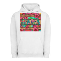 Pigment Lunar Rock mama with tie dye and flowers Urban Hoodie - Artiststas