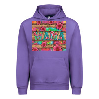 Tulip mama with tie dye and flowers Urban Hoodie - Artiststas
