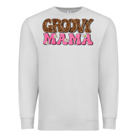 Dove Grey groovy mama Premium Sweatshirt - texasbilliewilder