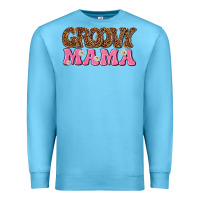 Ocean Blue groovy mama Premium Sweatshirt - texasbilliewilder