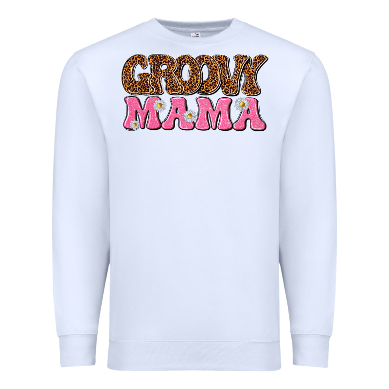 Groovy Mama Premium Sweatshirt by texasbilliewilder | Teevron