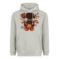 Moon Dust baseball afro messy bun Heavyweight Hoodie - texasbilliewilder