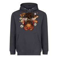 Smoke baseball afro messy bun Heavyweight Hoodie - texasbilliewilder