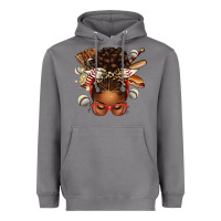 Storm baseball afro messy bun Heavyweight Hoodie - texasbilliewilder
