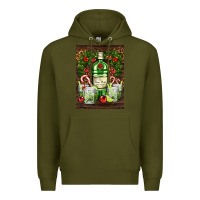 Army Green gin tonic cocktail Premium Hoodie - AdoDesignShop