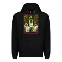 Black gin tonic cocktail Premium Hoodie - AdoDesignShop