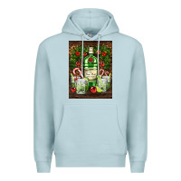 Blue Mist gin tonic cocktail Premium Hoodie - AdoDesignShop