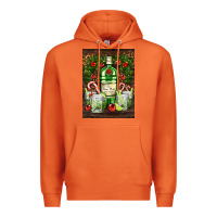 Carrot gin tonic cocktail Premium Hoodie - AdoDesignShop
