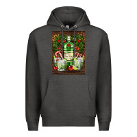 Charcoal Heather gin tonic cocktail Premium Hoodie - AdoDesignShop