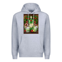 Heather Grey gin tonic cocktail Premium Hoodie - AdoDesignShop