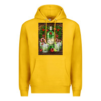 Lemon gin tonic cocktail Premium Hoodie - AdoDesignShop