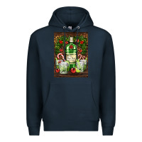 Navy gin tonic cocktail Premium Hoodie - AdoDesignShop