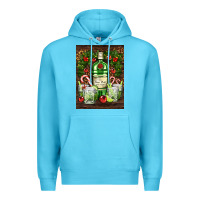 Ocean Blue gin tonic cocktail Premium Hoodie - AdoDesignShop