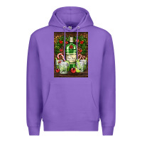 Purple gin tonic cocktail Premium Hoodie - AdoDesignShop
